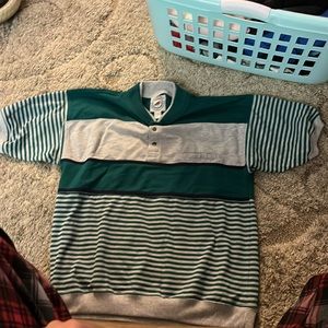 Green and Grey Sweater